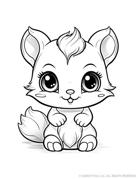 Images Of Cute Coloring Pages