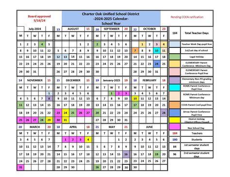 cero charter school calendar