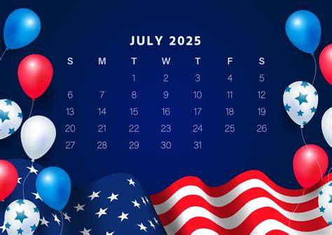 july 2025 calendar