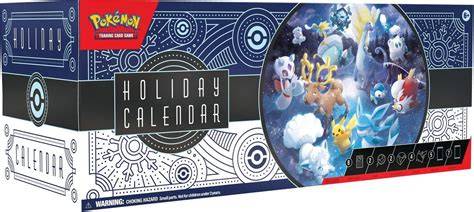 pokemon trading card game holiday calendar