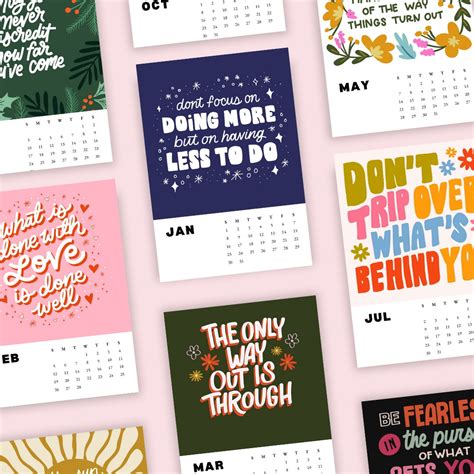Inspirational Quotes Calendar