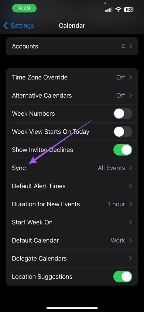 Iphone Calendar Dates Disappear