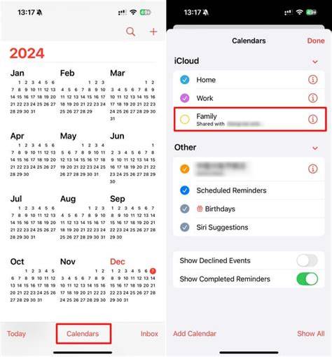 Iphone Calendar Not Sharing With Family