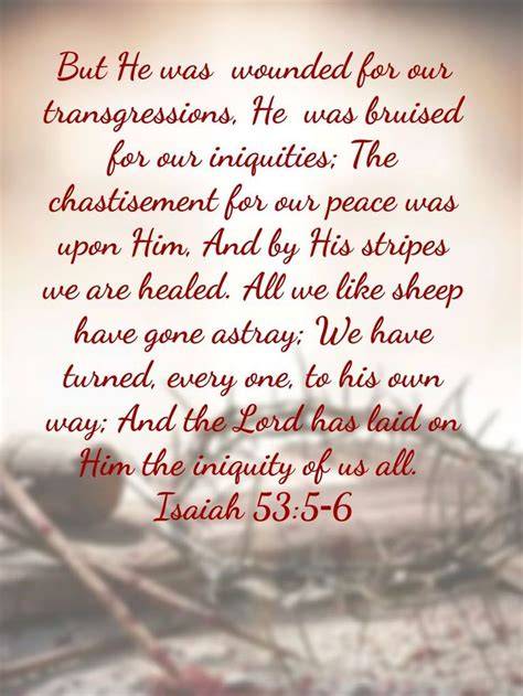 Isaiah 53 5 Printable Gospel Project