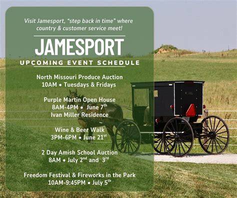 Jamesport Mo Calendar Of Events