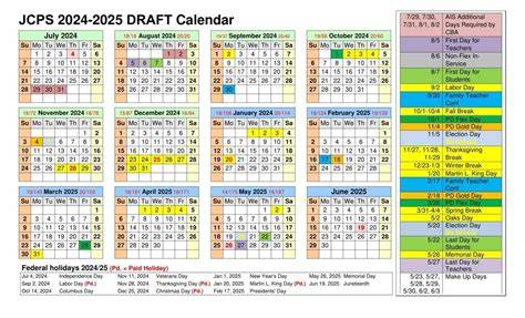 Jcps Calendar 24 25 Printable Pdf