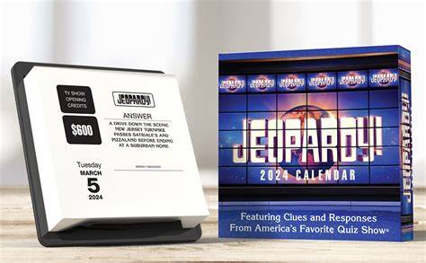Jeopardy Day Calendar