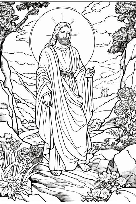 Jesus Coloring Sheets Printable