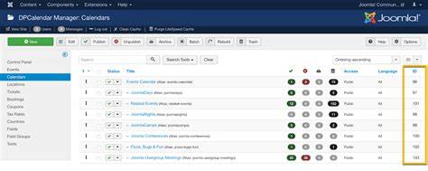 Joomla Dp Calendar Upcoming Events Module