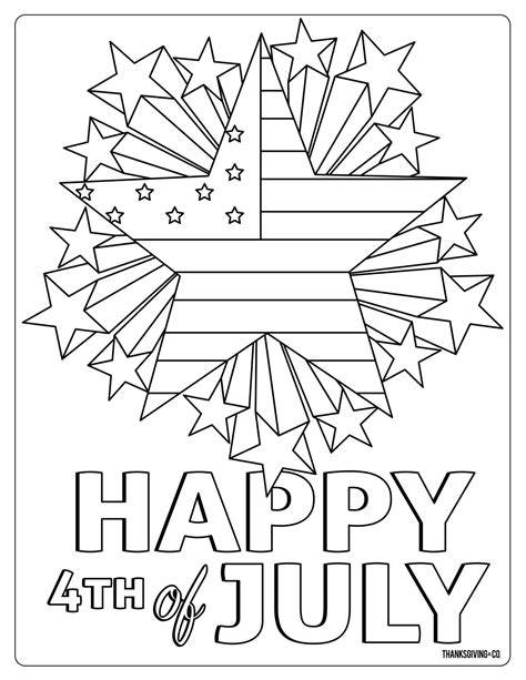 July 4th Coloring Pictures