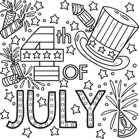 July Pictures To Color