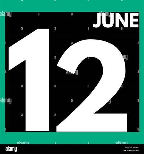 June 12th Calendar