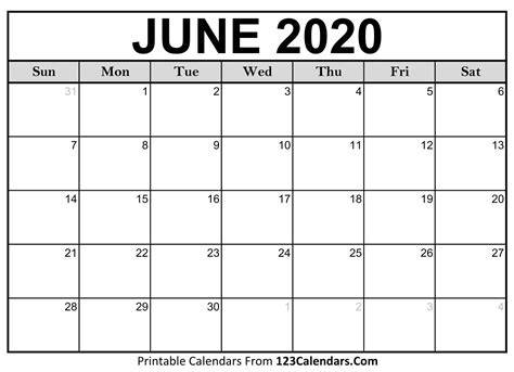 June 202 Calendar