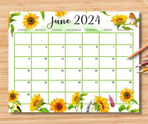 June 2025 Calendar Summer