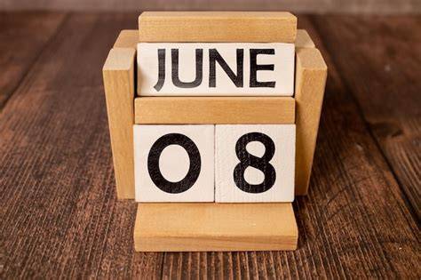 June 8th Calendar
