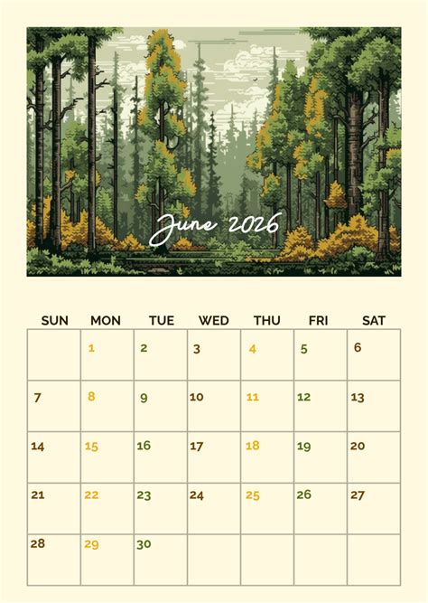 June To June Calendar