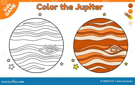 Jupiter Coloring Sheet