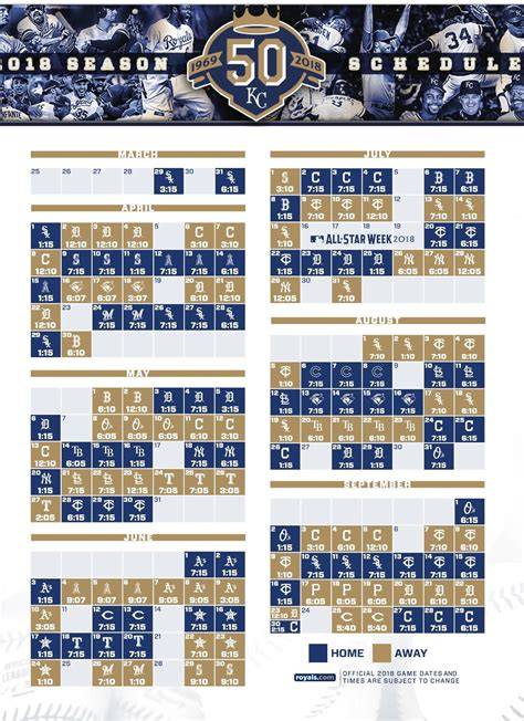 Kansas City Royals Schedule 2025 Printable