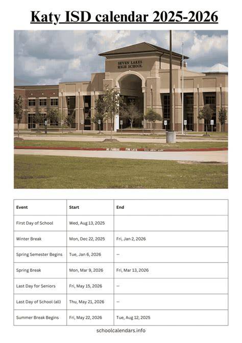 Katy Isd Calendar 2025 26