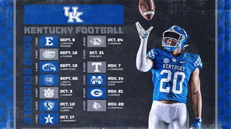 Kentucky Football Schedule 2024 Printable