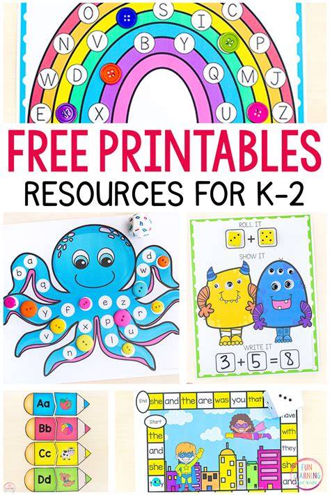 Kids Printable Activities