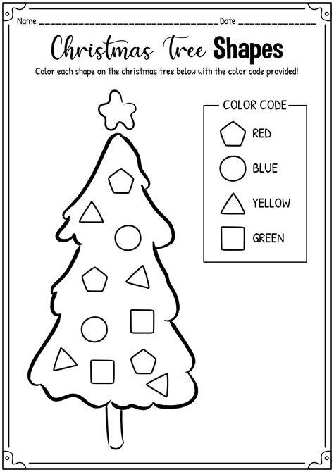 Kindergarten Christmas Worksheets Free Printables