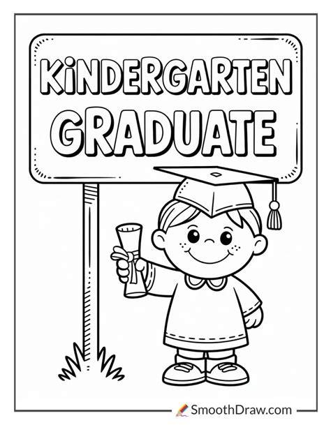 Kindergarten Graduation Coloring Pages