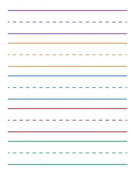 Kindergarten Writing Paper Printable Free