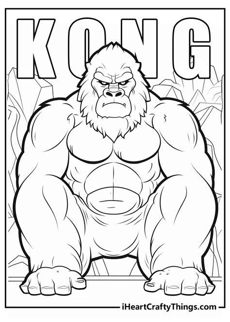 King Kong Coloring Pages Printable