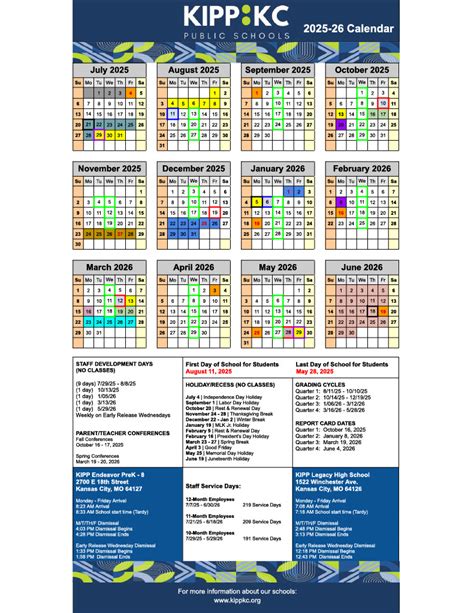 Kipp Academic Calendar