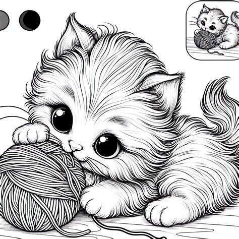Kitten Coloring Sheets Printable
