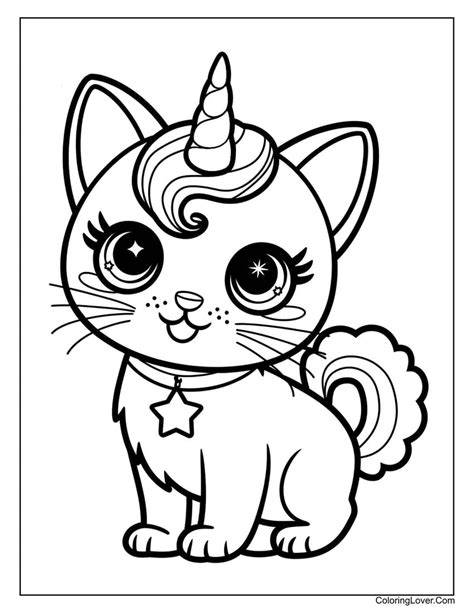 Kitty Cat Coloring Pages