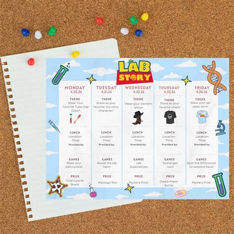 Lab Week 2025 Games Printable