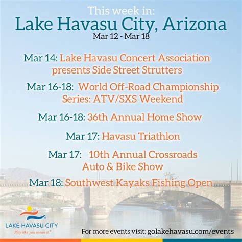 Lake Havasu Event Calendar