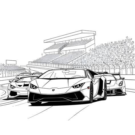 Lambo Coloring Pages Printable