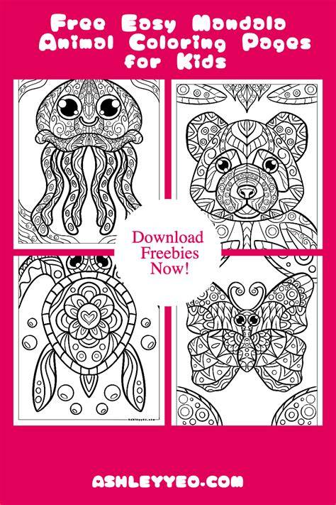 animal mandala coloring pages
