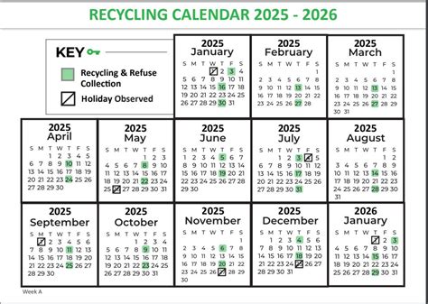 babylon recycling calendar