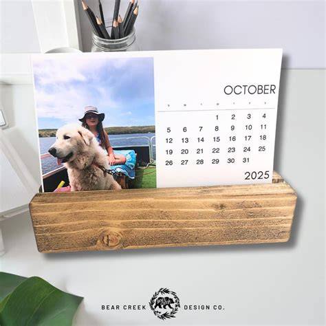customised desk calendar