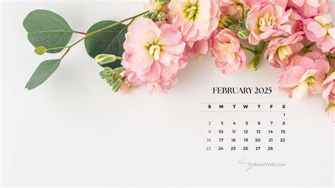 february 2025 calendar wallpaper