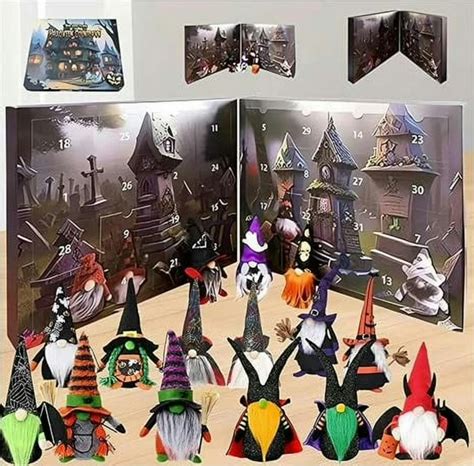 halloween gnome advent calendar