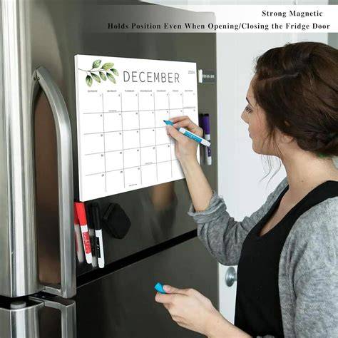 magnetic fridge calendar