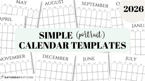 pages calendar template