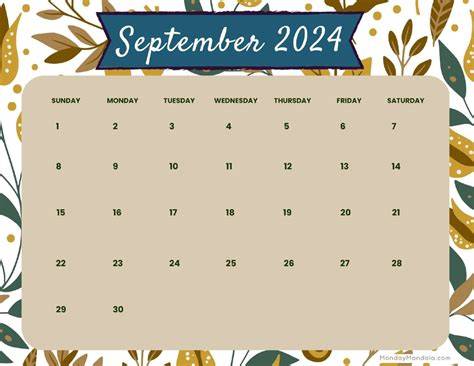 september calendar 2024