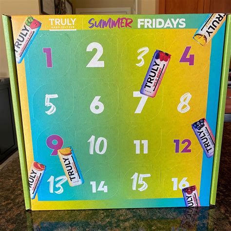 summer fridays advent calendar