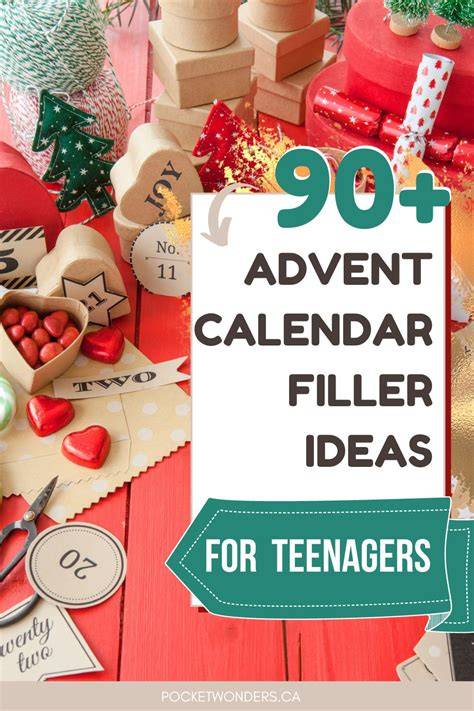 teen girl advent calendar