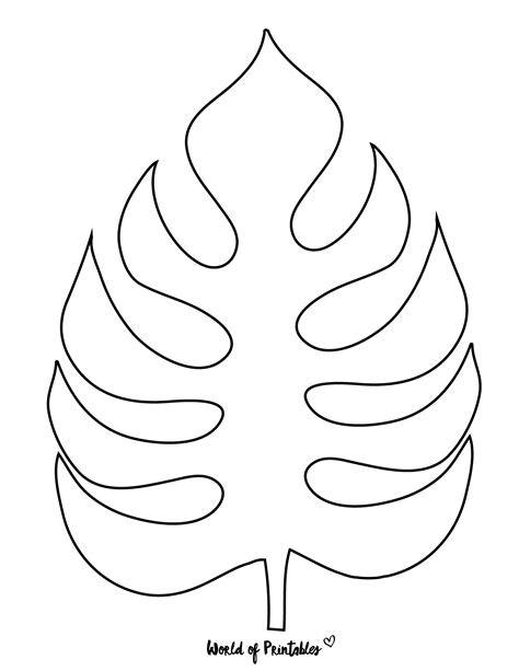 Leaf Template Free Printable