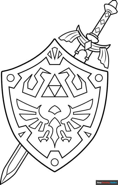 Legend Of Zelda Coloring Sheets