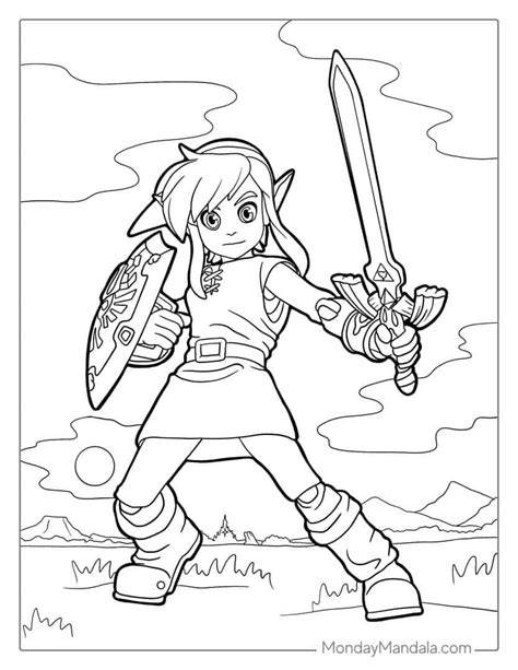 Legend Of Zelda Pictures To Color
