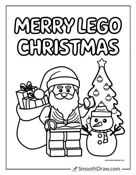 Lego Christmas Coloring Sheets