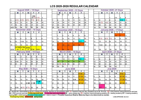 Leon County School Calendar 2025